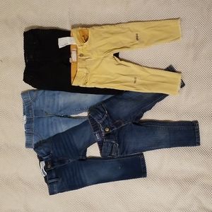 Old navy/ Zara toddler girls bundle/lot jeans(5)